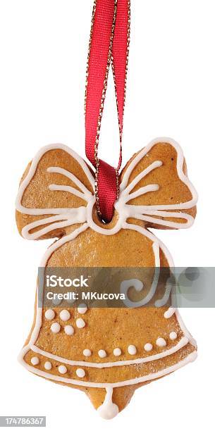 Gingerbread Bell Stock Photo - Download Image Now - Bell, Branch - Plant Part, Christmas