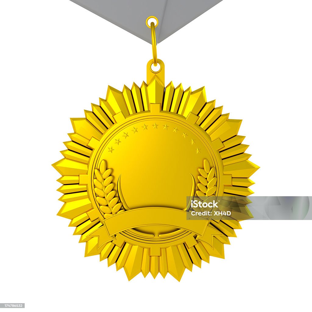 Medalla de oro - Foto de stock de Amarillo - Color libre de derechos