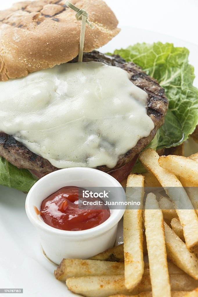 Cheesebúrguer - Foto de stock de Alface royalty-free