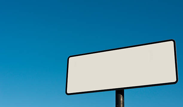 istock Blank street sign 174787274