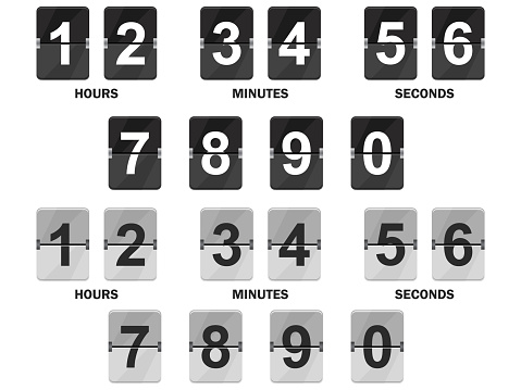 Countdown Clock Display Countdown Clock Display Stock Illustration - Download Image Now ...
