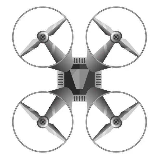 Vector illustration of Drone vector set