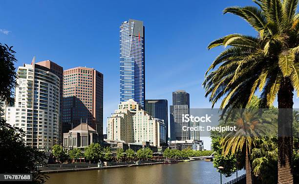 Melbourne City Skyline And Yarra River In Australia Stock Photo - Download Image Now