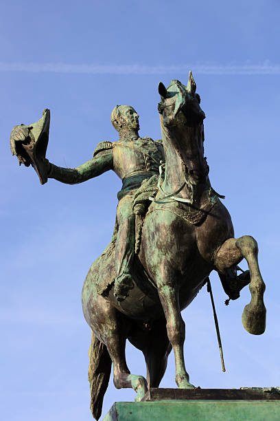 istock horse statue of King William II 174787871
