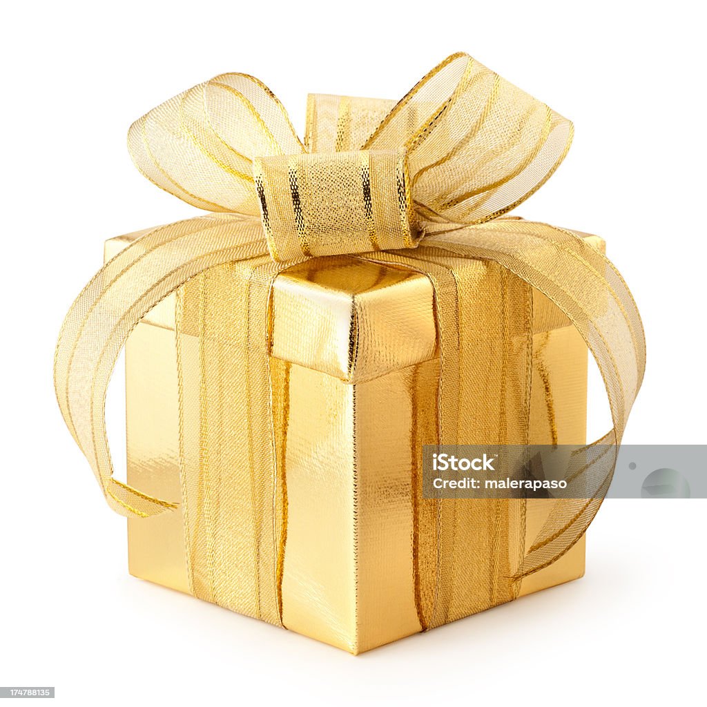 Regalo di Natale - Foto stock royalty-free di Sfondo bianco