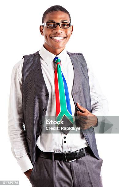 Sonriendo Seguros De Joven Empresario Africanoamericano Foto de stock y más banco de imágenes de 20 a 29 años