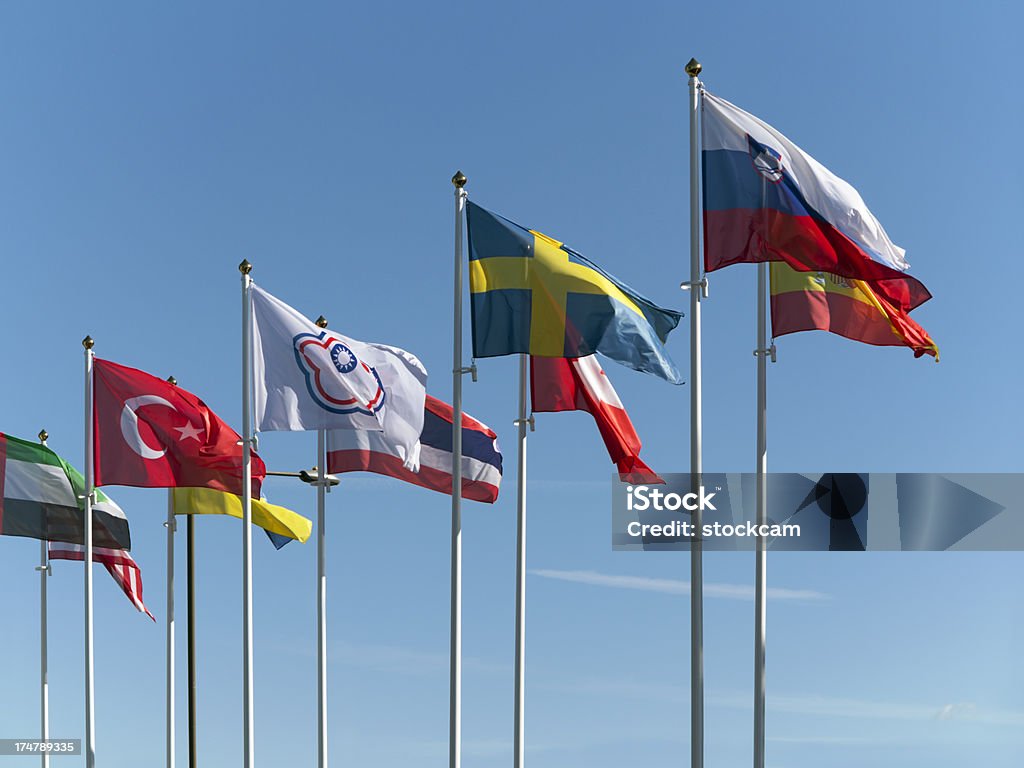 Drapeaux internationaux - Photo de Culture suisse libre de droits