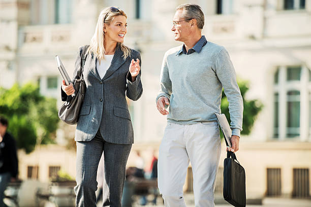 istock Business people walking in the streets. 174789883