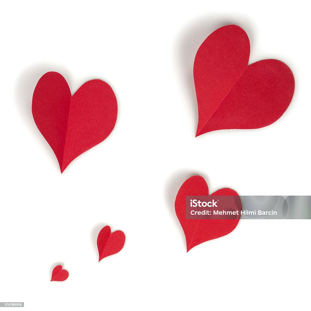Símbolo do Coração vermelho de documentos - Royalty-free Amor Foto de stock