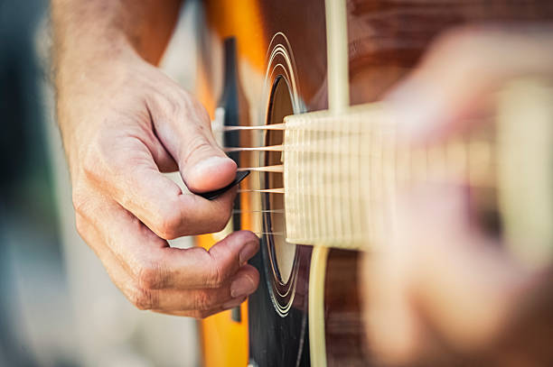 istock Musician playing acoustic guitar 174789996