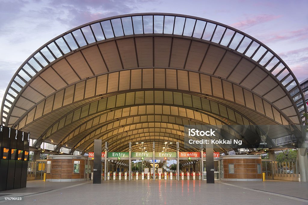 Parc olympique de Sydney-Gare ferroviaire - Photo de Parc olympique de Sydney libre de droits