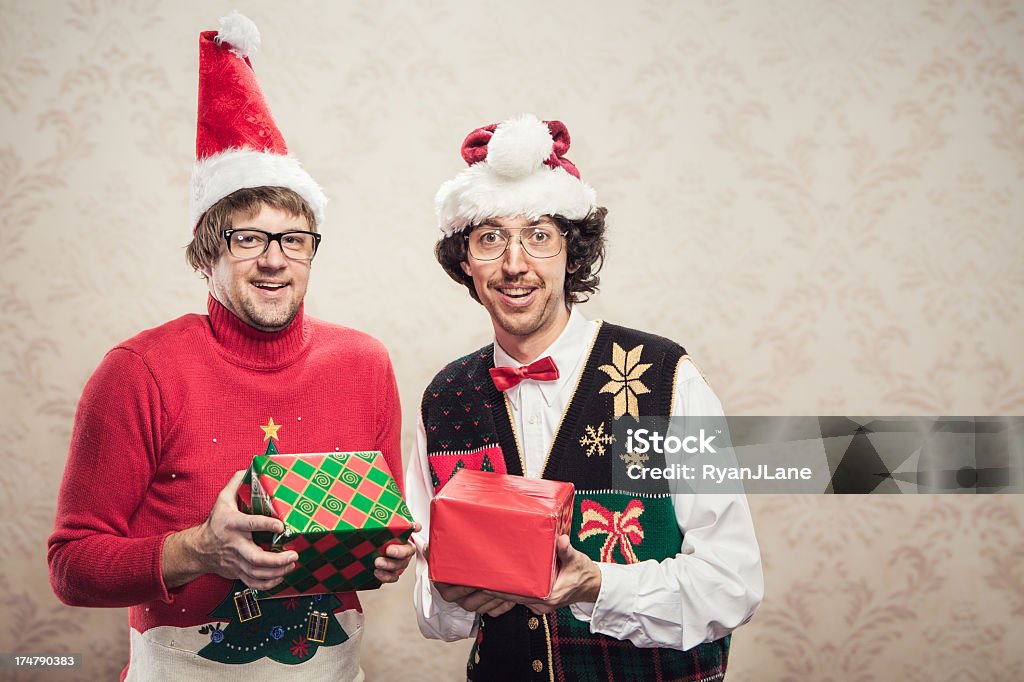 Christmas Sweater Nerds - Lizenzfrei Weihnachten Stock-Foto