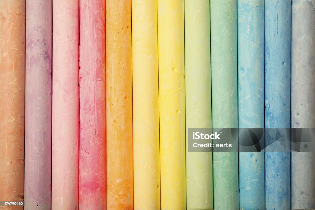 Farbe Chalks - Lizenzfrei Bildung Stock-Foto