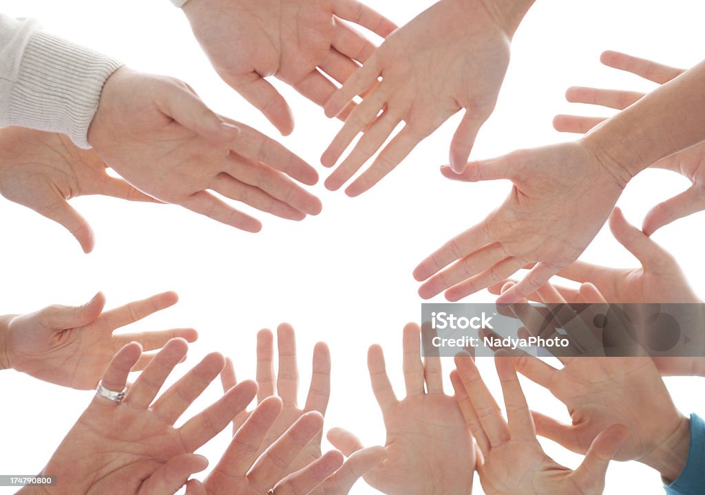 Hands zusammen - Lizenzfrei Beengt Stock-Foto