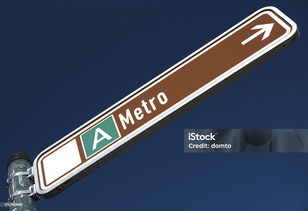 Indicatore della metropolitana - Foto stock royalty-free di Composizione orizzontale