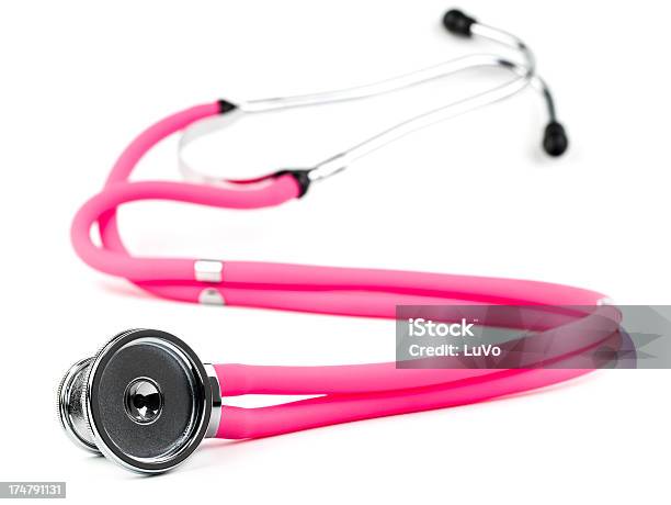 Estetoscópio - Fotografias de stock e mais imagens de Borracha - Material - Borracha - Material, Clínica médica, Cor de rosa