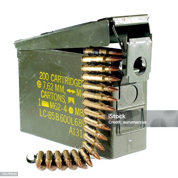 Ammo Box Stock Photo - Download Image Now - Ammunition, Army, Bullet
