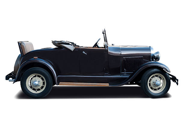 ford um luxo coupé 1928 - car door car isolated old - fotografias e filmes do acervo