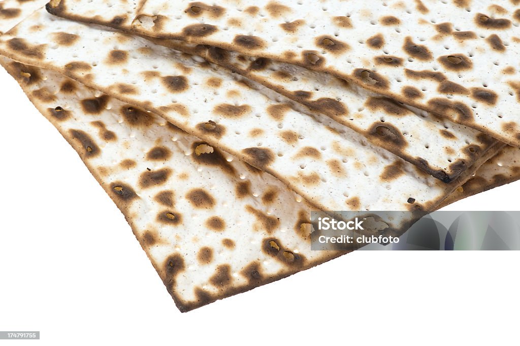 Matzo - Foto de stock de Fundo Branco royalty-free