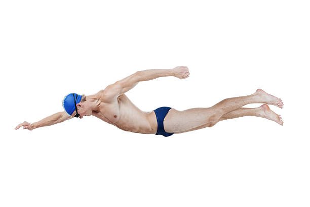 istock Profile of a man swimming 174791790