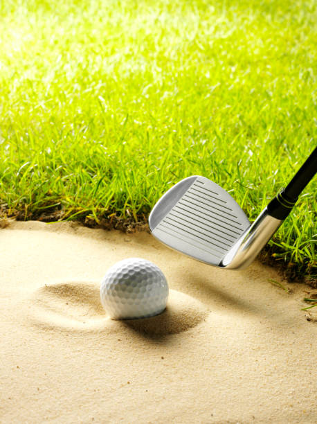 istock Chipping out of the Golf Bunker 174792504