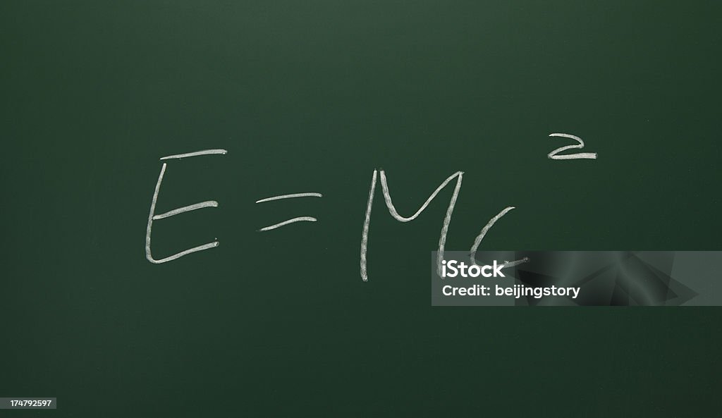 Celebre formula fisico - Foto stock royalty-free di Lettera E