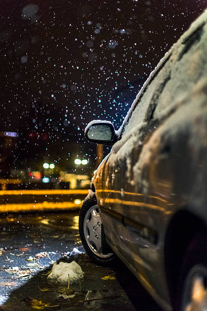 istock Early autumn urban snow storm 174793147