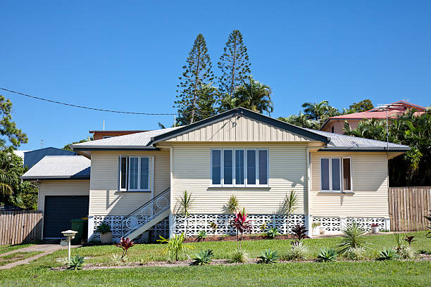 istock Little Old Style Home with blue sky 174793192