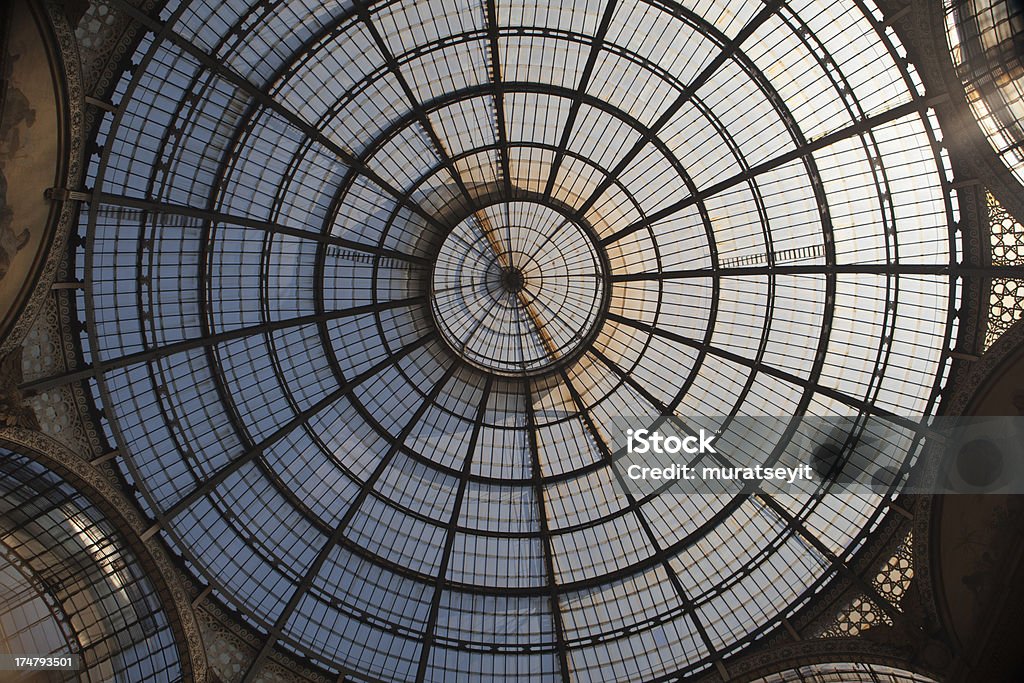 Der Vittorio Emanuele II Milano shopping-mall - Lizenzfrei Kunstmuseum Stock-Foto