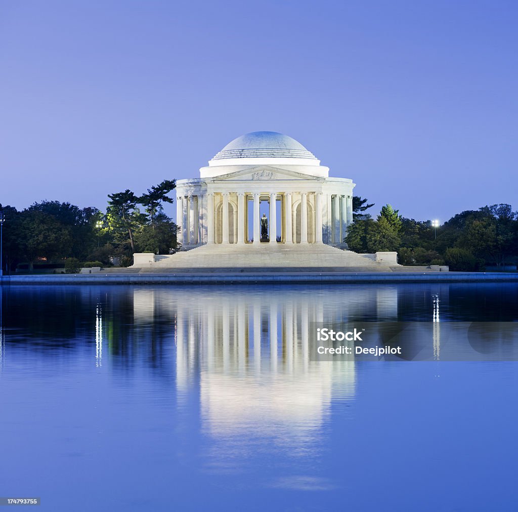 Le Jefferson Memorial, à Washington DC, États-Unis - Photo de Blanc libre de droits