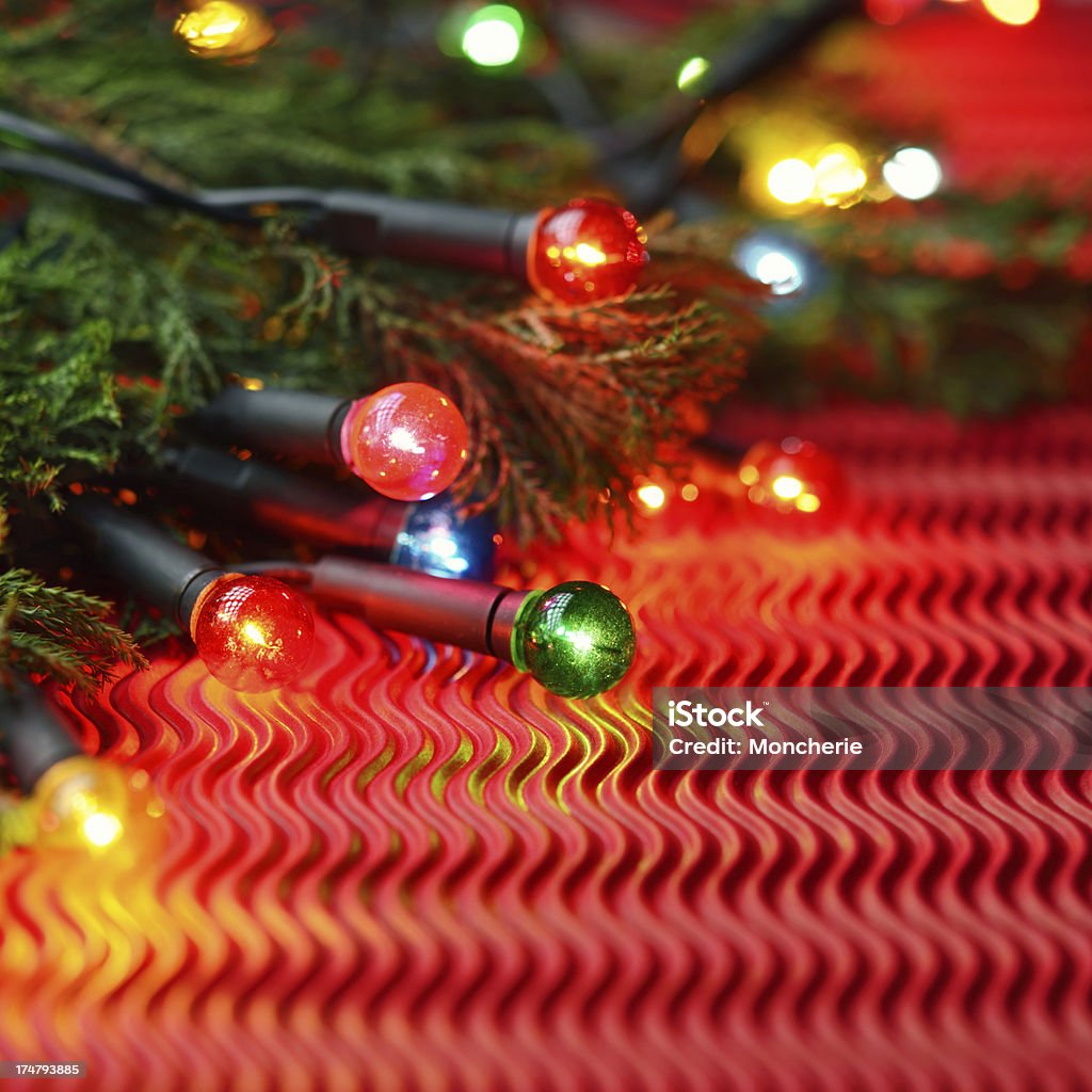 Luces de Navidad - Foto de stock de Adorno de navidad libre de derechos