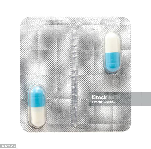 Details Stockfoto und mehr Bilder von Antibiotikum - Antibiotikum, Blau, Chemie