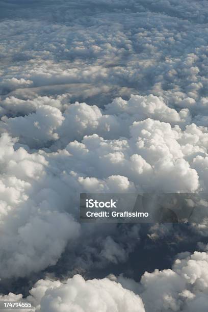 Vom Flugzeug Wolken Decke Stockfoto und mehr Bilder von Altokumulus - Altokumulus, Ansicht aus erhöhter Perspektive, Bedeckter Himmel