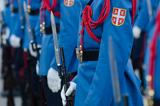istock Serbian military honor guard 174794768