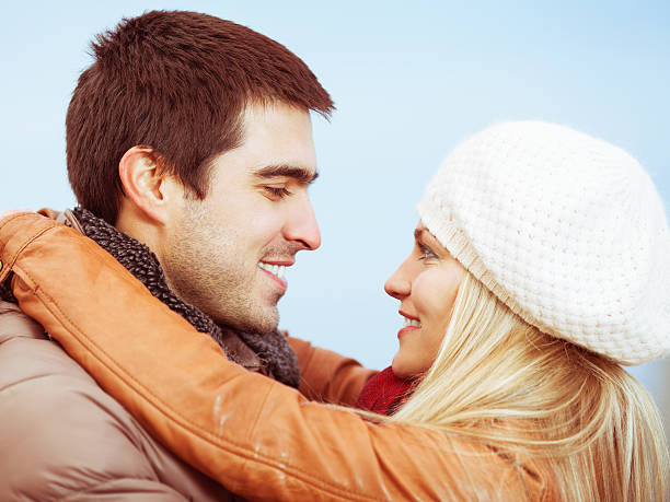 istock Happy young couple embracing 174794804