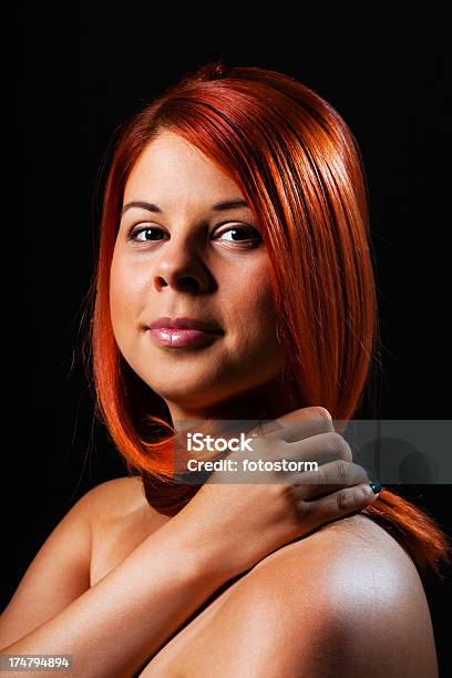 Portrait Of Beautiful Woman With Red Hair Stock Photo - Download Image Now - Adult, Adults Only, Beautiful People