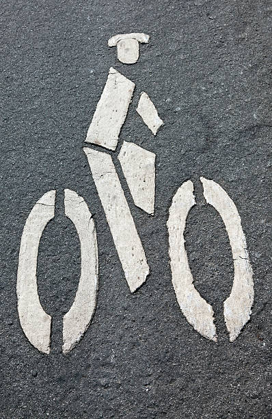 istock Worn Bike Sign 174795145