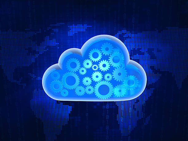 Cloud computing stock photo