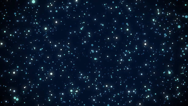 istock Particles Blue dust abstract light bokeh motion titles cinematic background 1747954354