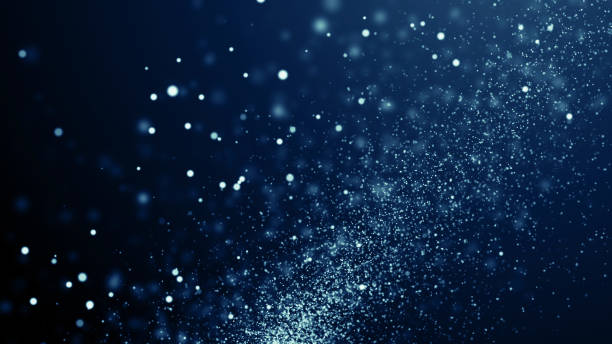 istock Particles Blue dust abstract light bokeh motion titles cinematic background 1747954921