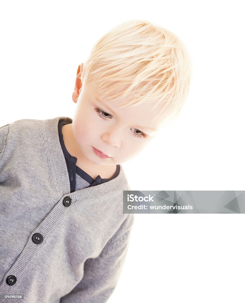 Giovane ragazzo sta cercando tristi - Foto stock royalty-free di 2-3 anni