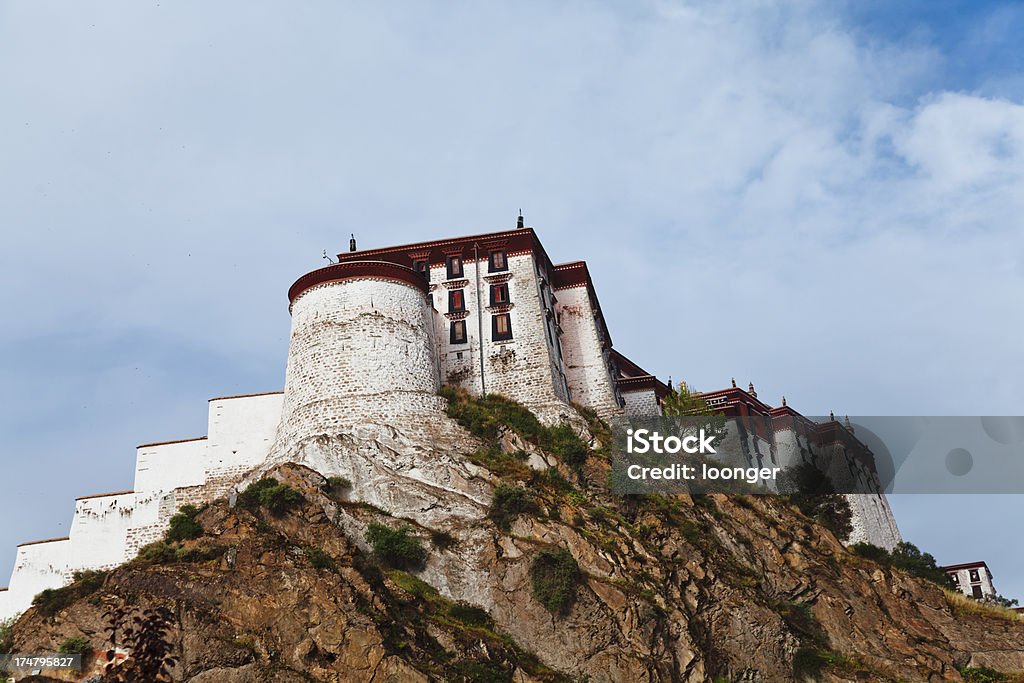 Palácio de Potala em Lhasa, o Tibete, China - Royalty-free Ao Ar Livre Foto de stock