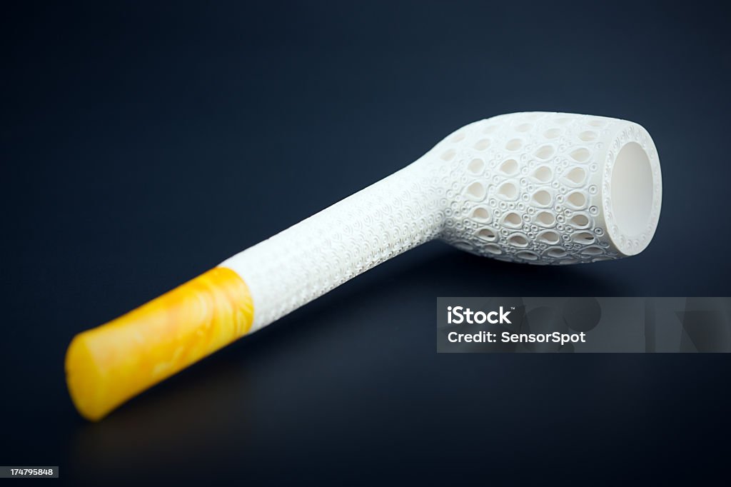 Meerschaum 흡엽 파이프 - 로열티 프리 0명 스톡 사진