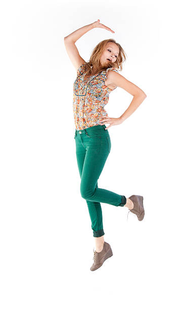 istock Young Woman Jumping 174795946