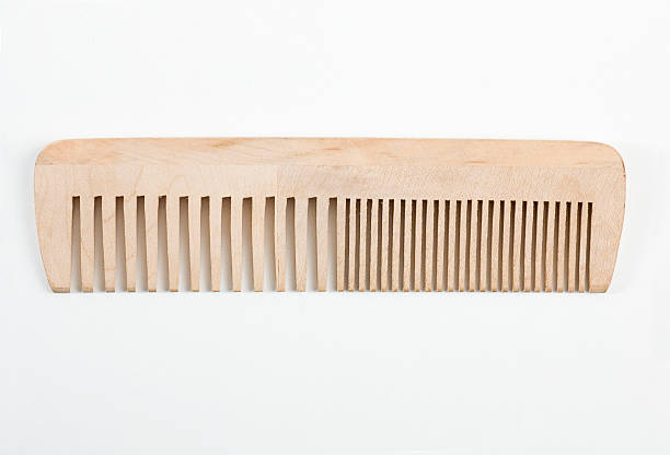 Wooden Comb stock photo