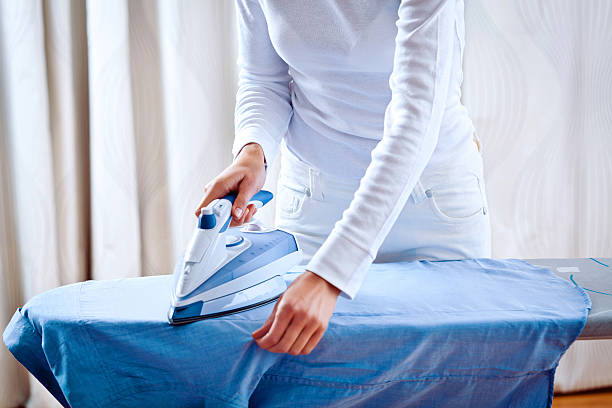 istock Woman Ironing Shirt 174795986