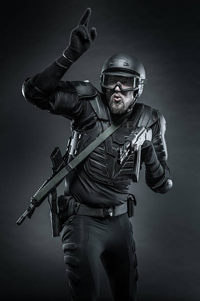 istock Soldier in Action Against Enemy 174796238