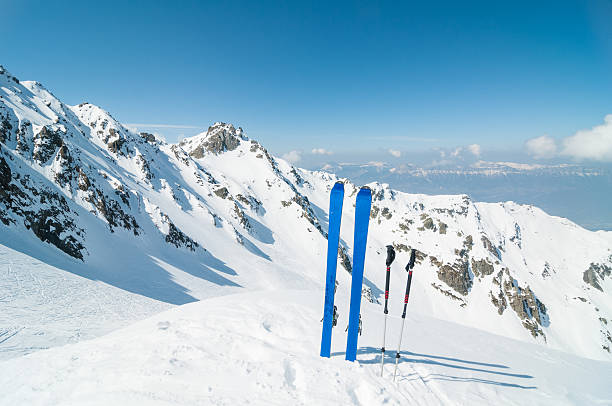 istock Winter High Mountain Landscape with ski 174796367
