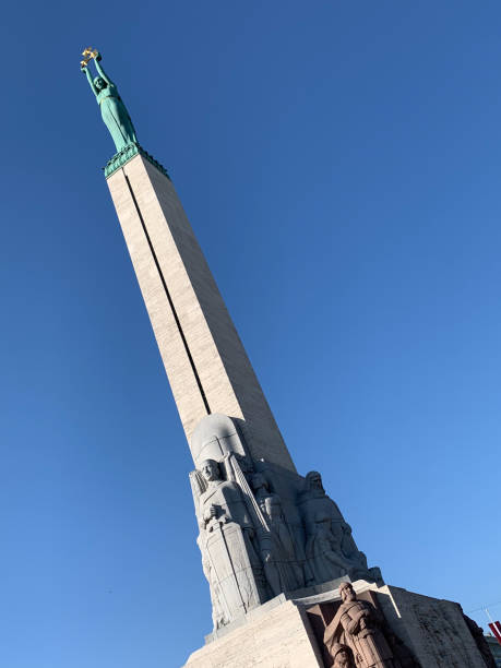 istock Looking up at the Freedom Monument (Milda), Riga, Lavia 1747966791