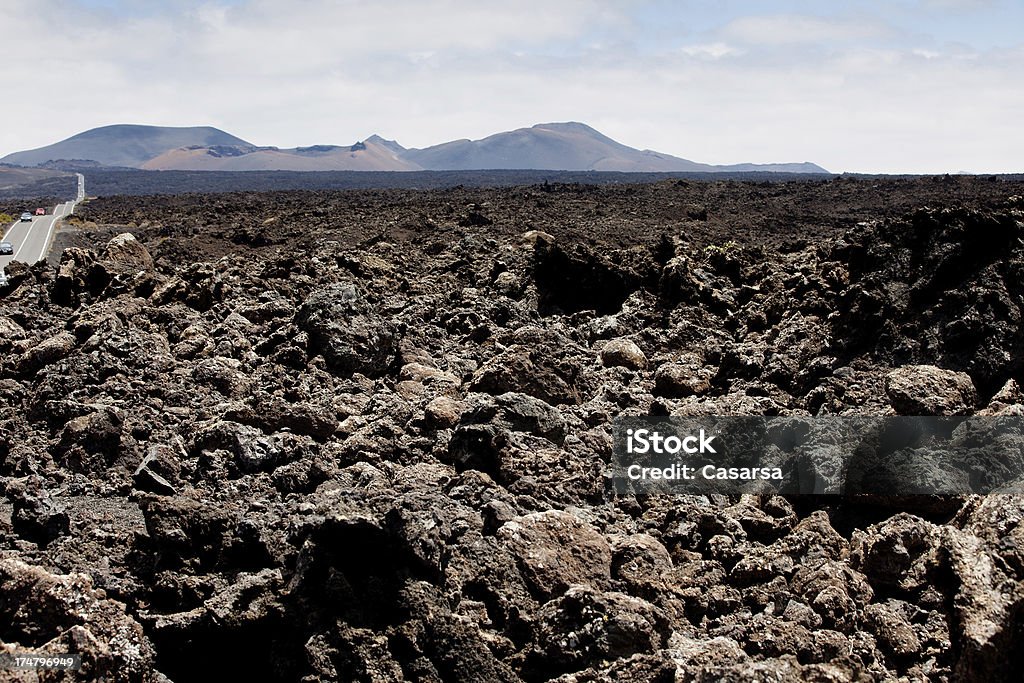 Paysage volcanique - Photo de Lave libre de droits